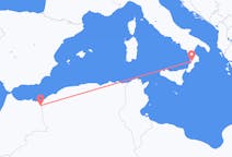 Vluchten van Oujda, Marokko naar Lamezia Terme, Italië