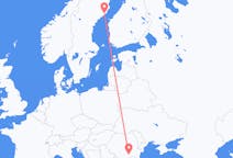 Vluchten van Boekarest, Roemenië naar Umeå, Zweden