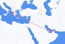 Vluchten van Abu Dhabi naar Zakynthos-eiland