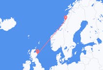 Voli dalla città di Mosjøen per Aberdeen