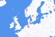 Flyreiser fra Sogndal, Norge til Paderborn, Tyskland