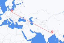 Flights from Durgapur, India to Poznań, Poland