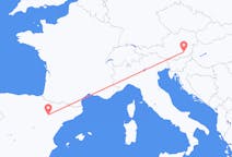 Flights from Zaragoza, Spain to Graz, Austria