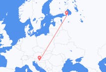Flights from from Saint Petersburg to Zagreb