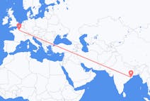 Flights from Bhubaneswar, India to Paris, France