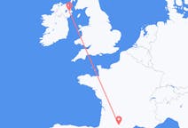 Flights from Toulouse, France to Belfast, Northern Ireland