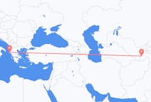 Flyrejser fra Dusjanbe, Tadsjikistan til Korfu, Grækenland