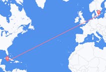 Vluchten van Grand Cayman naar Karlskrona