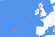 Flights from Corvo Island, Portugal to Glasgow, the United Kingdom