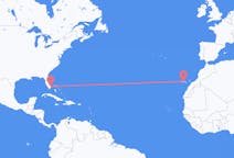เที่ยวบินจาก ฟอร์ตลอเดอร์เดล ไปยัง เกาะเตเนริเฟ