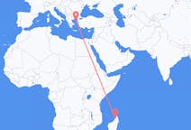 Flyreiser fra Nosy Be, Madagaskar til Lemnos, Hellas