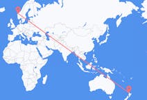 Flyg från Auckland, Nya Zeeland till Ålesund, Norge