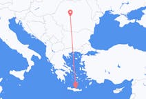 Flights from Heraklion, Greece to Sibiu, Romania