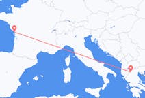 Flyg från Kastoria till La Rochelle