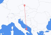 Flights from Pardubice, Czechia to Bari, Italy