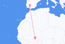 Flyreiser fra Ouagadougou, til Sevilla