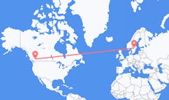 出发地 加拿大坎卢普斯目的地 瑞典厄勒布鲁的航班