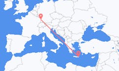 Flights from Strasbourg, France to Sitia, Greece