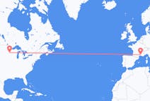 Flyreiser fra Minneapolis, USA til Nimes, Frankrike