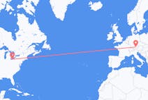 Flyrejser fra Cleveland til München