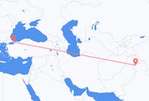 Flyreiser fra Srinagar, India til Istanbul, Tyrkia
