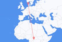 Flights from Bangui, Central African Republic to Esbjerg, Denmark
