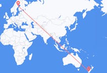 Voli da Queenstown, Nuova Zelanda to Skelleftea, Svezia