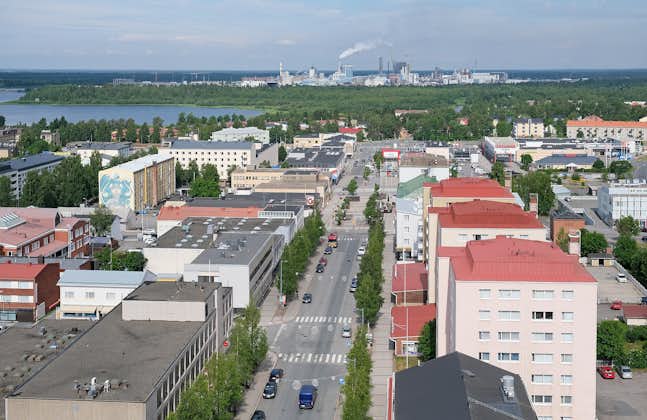 Photo of Valtakatu street in Kemi in Finland by Kallerna 