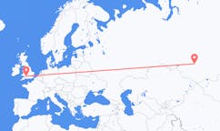 Flights from Kemerovo, Russia to Bristol, the United Kingdom