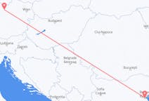 出发地 奥地利林茨目的地 保加利亚布尔加斯的航班