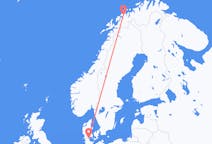 Flyrejser fra Sønderborg, Danmark til Tromsö, Norge
