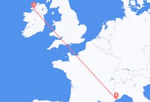 Flights from Donegal, Ireland to Nice, France