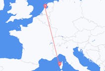 Flüge von Amsterdam, die Niederlande nach Ajaccio, Frankreich