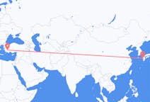 Flyreiser fra Nagasaki, Japan til Denizli, Tyrkia