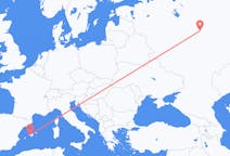 Vols depuis la ville de Nijni Novgorod vers la ville de Palma de Mallorca
