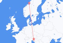 Flüge von Trondheim, Norwegen nach Rijeka, Kroatien