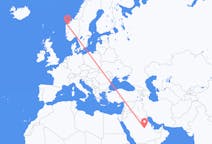 Flights from Riyadh, Saudi Arabia to Volda, Norway