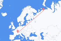 Flights from Naryan-Mar, Russia to Geneva, Switzerland