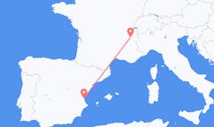 Рейсы из Валенсии, Испания в Шамбери, Франция