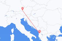 Flyrejser fra Tirana til Salzburg