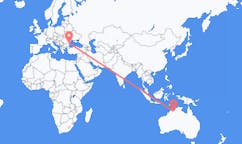 Flyrejser fra Kununurra, Australien til Constanta, Rumænien