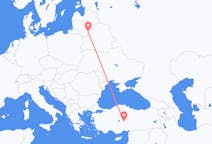 Flyreiser fra Vilnius, Litauen til Nevsehir, Tyrkia