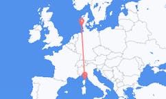 Flüge von Westerland, Deutschland nach Bastia, Frankreich