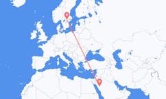 Flights from Al-`Ula, Saudi Arabia to Örebro, Sweden