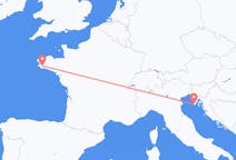 Flights from Quimper, France to Pula, Croatia