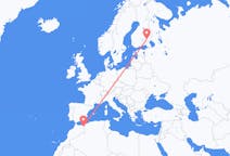 Flights from Oujda, Morocco to Savonlinna, Finland