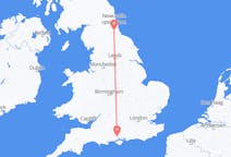Flyg från Durham, England till Southampton