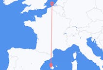 Flyrejser fra Oostende, Belgien til Palma de Mallorca, Spanien