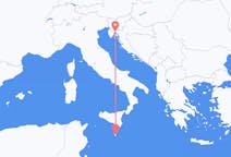 Lennot Rijekasta Vallettaan