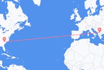 Flyrejser fra Columbia til Skopje